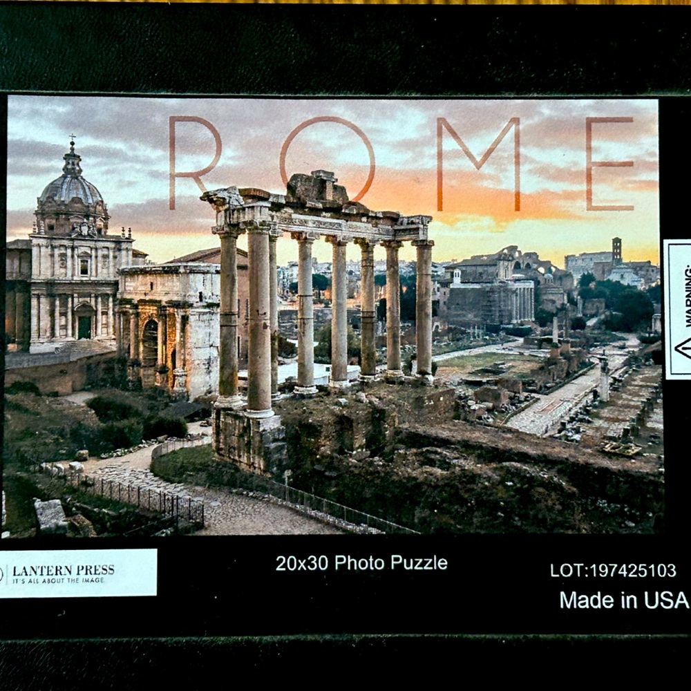 Beautiful ROME puzzle in like new condition